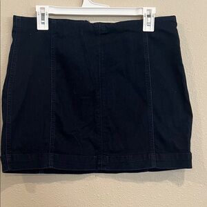 Tinseltown Dark Denim Mini Skirt